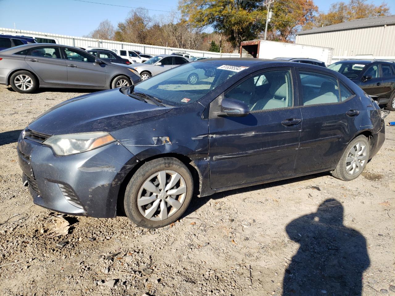 2015 Toyota Corolla VIN 2T1BURHE8FC302376