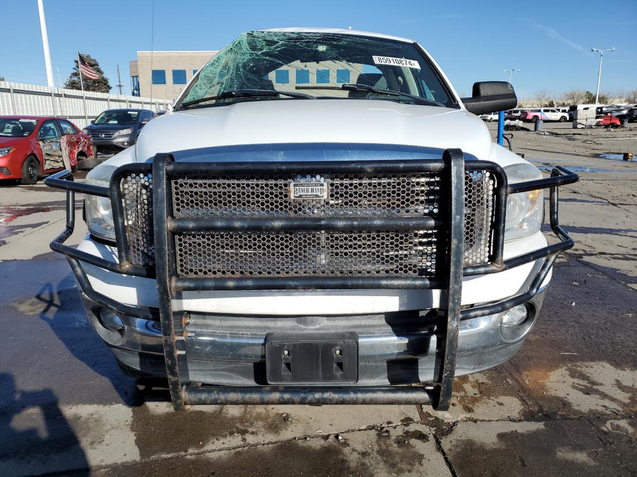 2008 Dodge RAM VIN 3D7KS28D08G212755 Copart auction photo, rollover damage thumbnail 5