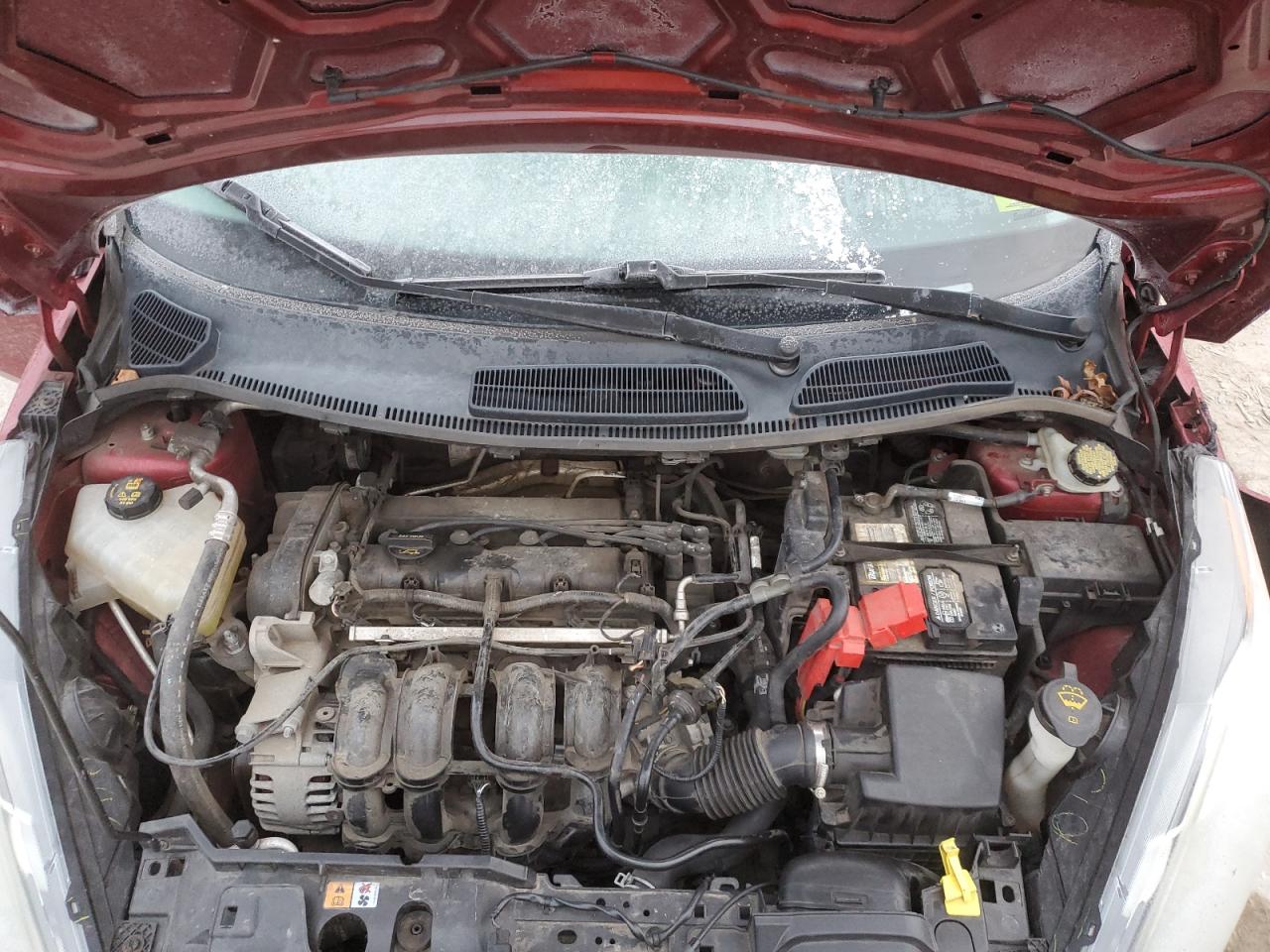 2017 Ford Fiesta VIN 3FADP4EJ3HM148017 Copart auction photo, all over damage thumbnail 12