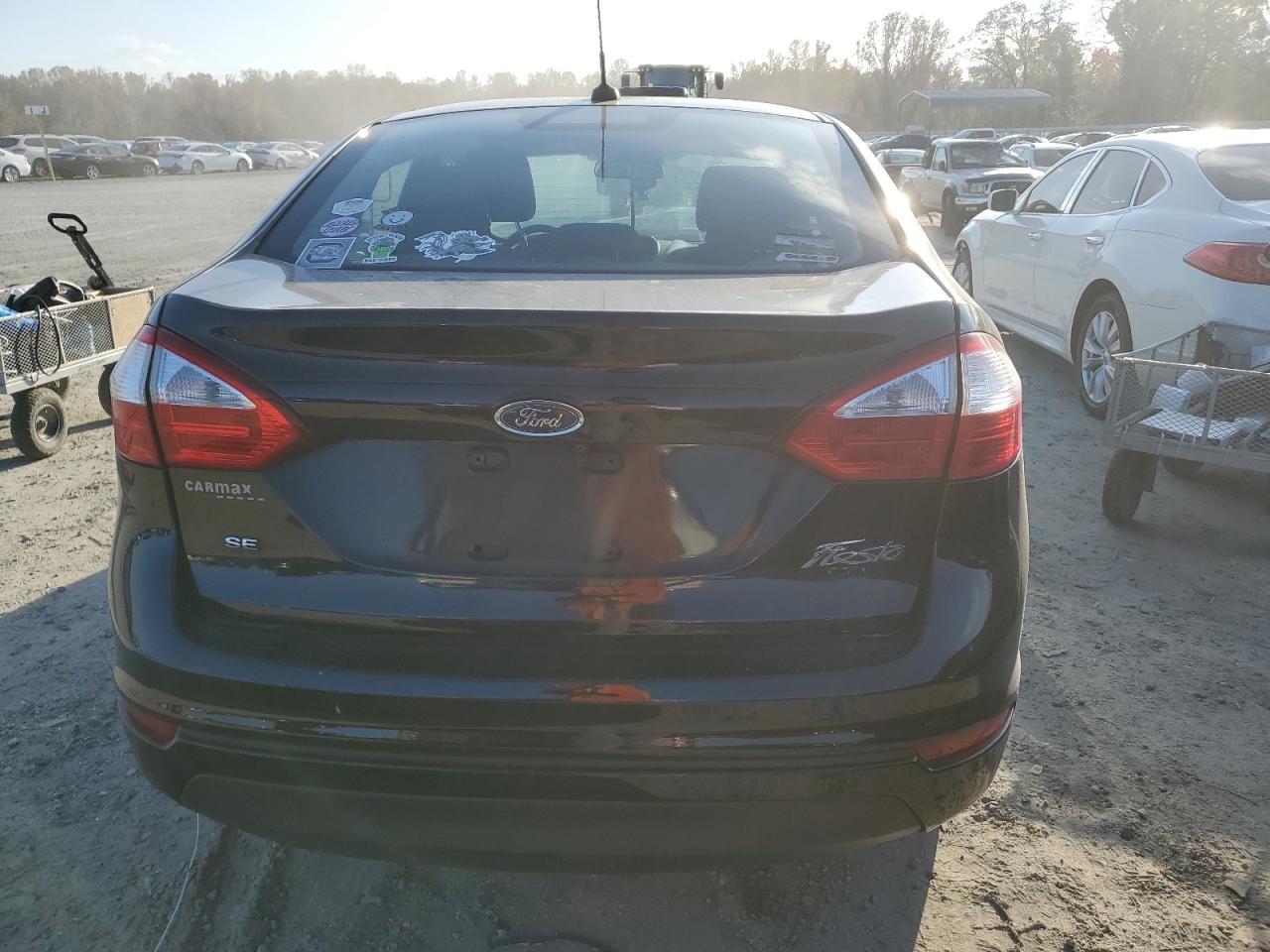 2018 Ford Fiesta VIN 3FADP4BJ4JM103484 Copart auction photo, front end damage thumbnail 6