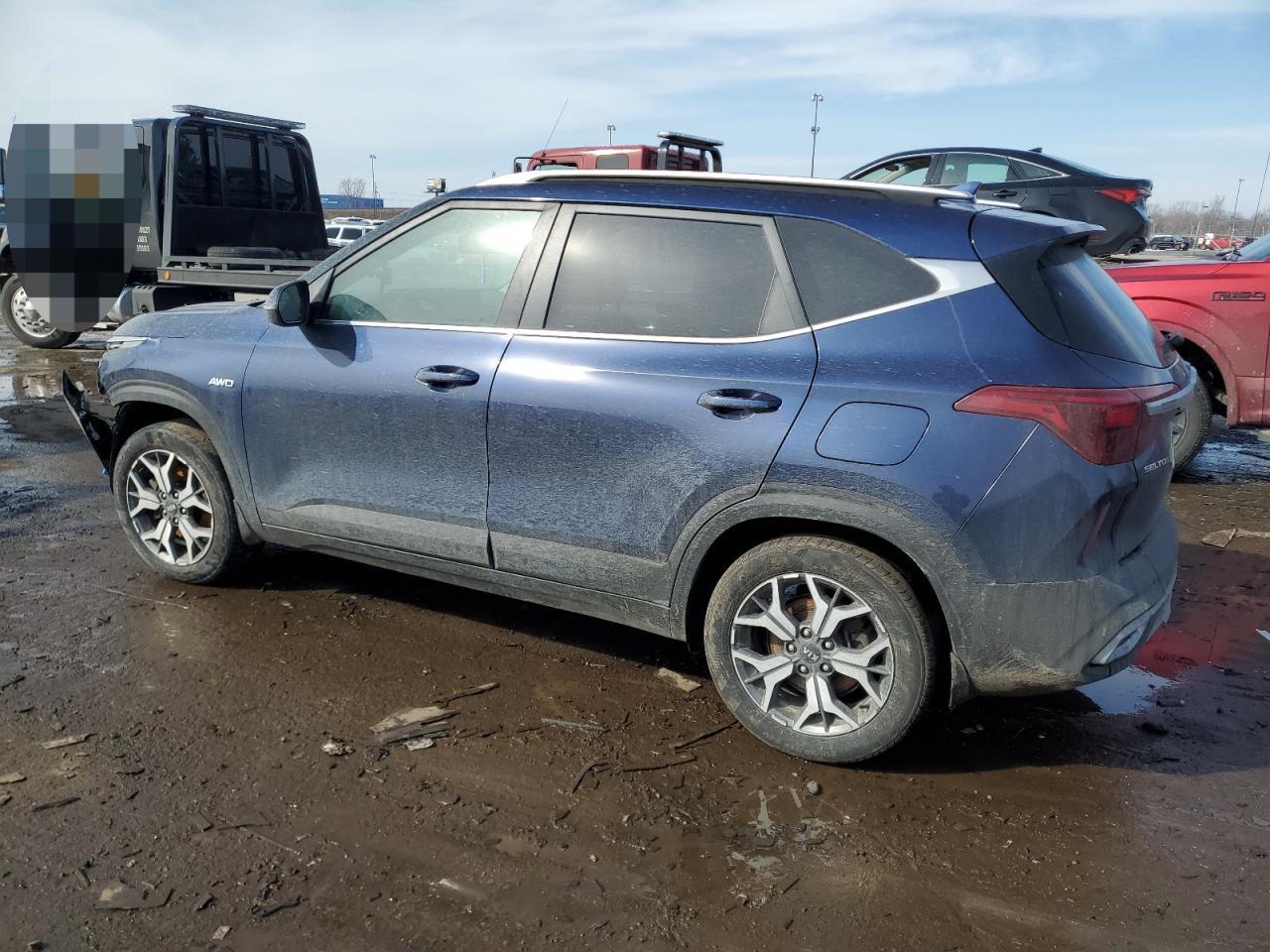 2021 KIA Seltos VIN KNDERCAA7M7164752 Copart auction photo, front end damage thumbnail 2