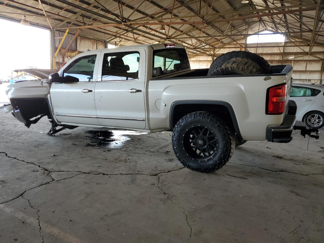 2014 GMC Sierra VIN 3GTU2VEC4EG393354 Copart auction photo, front end / side damage thumbnail 2