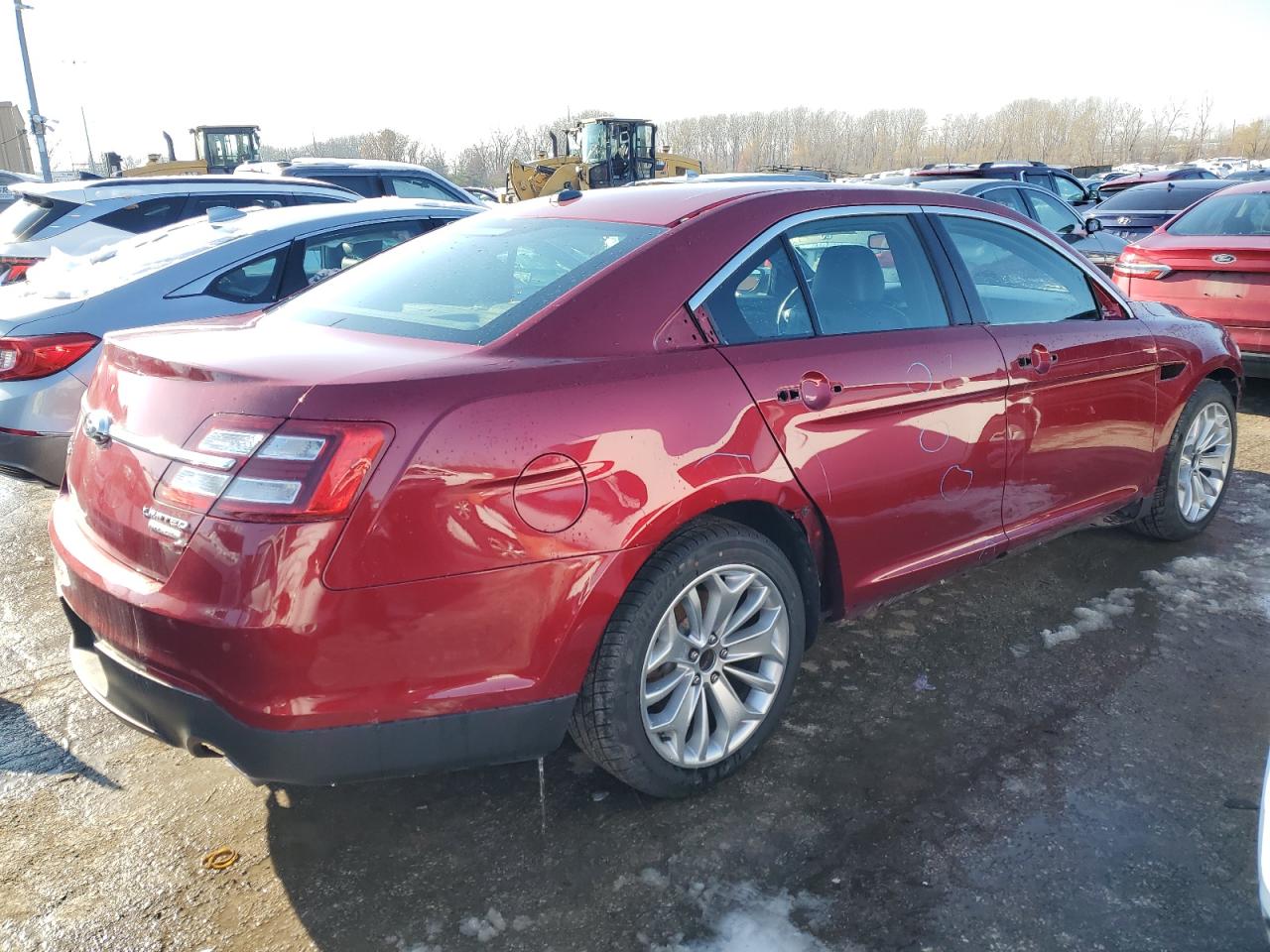 2016 Ford Taurus VIN 1FAHP2F83GG110829 Copart auction photo, front end damage thumbnail 3