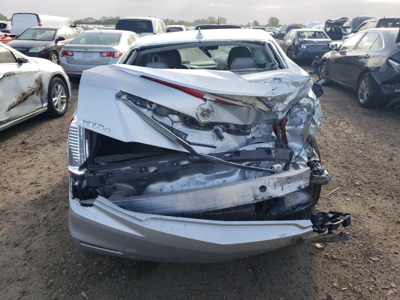 2014 Cadillac CTS VIN 1G6AX5SX6E0140605 Copart auction photo, all over damage thumbnail 6