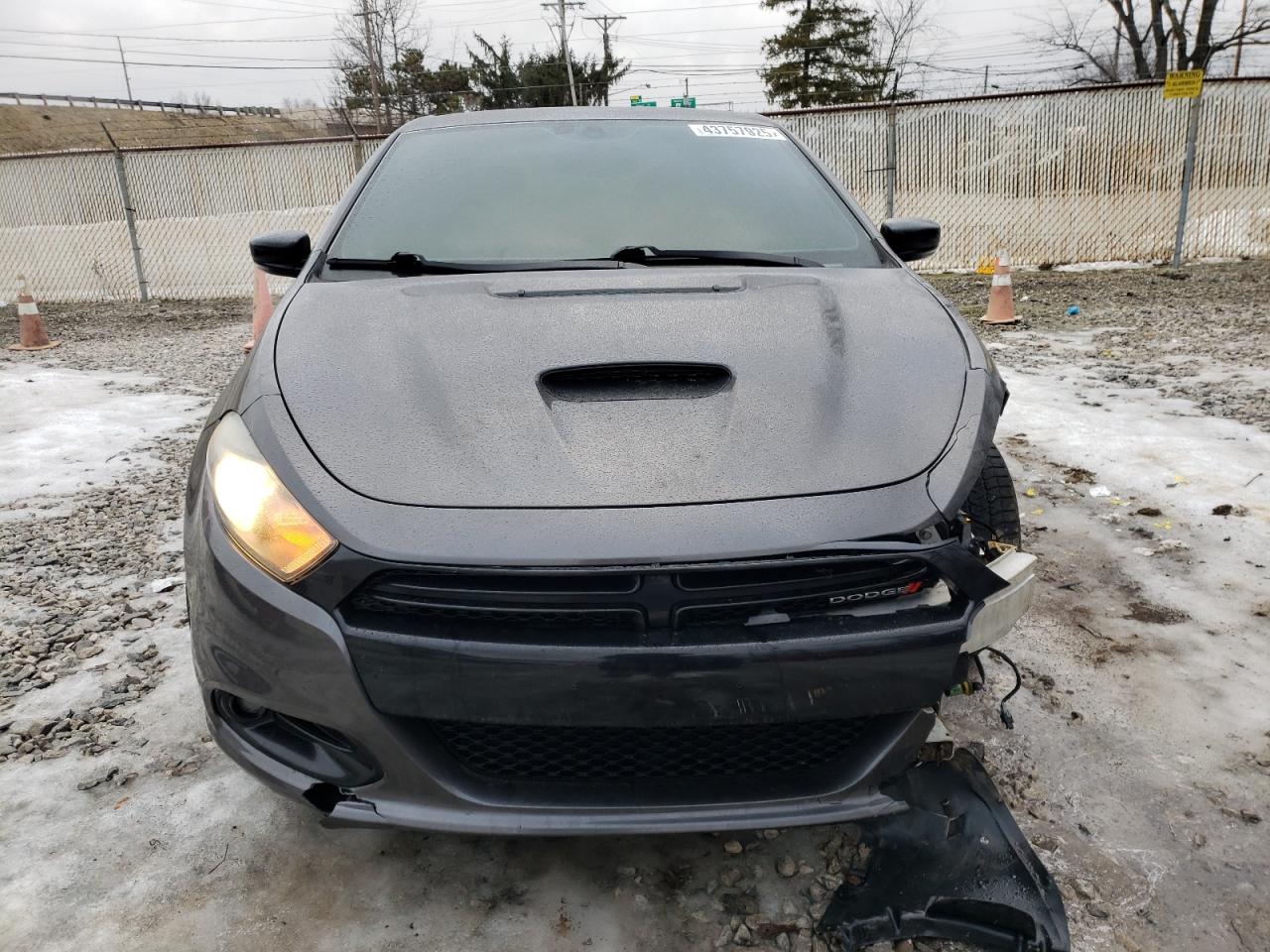 2016 Dodge Dart VIN 1C3CDFEB0GD750276 Copart auction photo, front end / undercarriage damage thumbnail 5