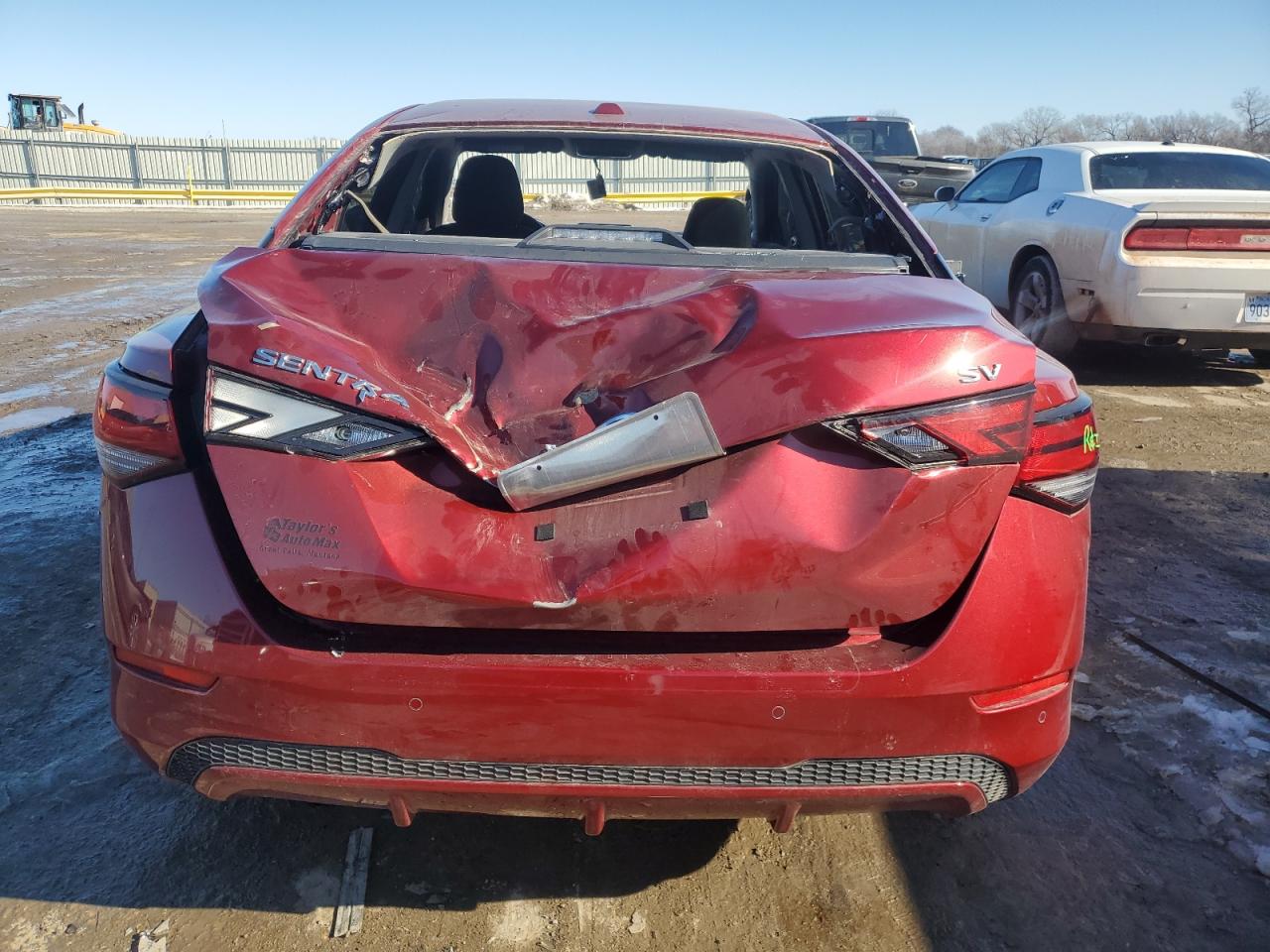 2022 Nissan Sentra VIN 3N1AB8CV6NY301103 Copart auction photo, all over damage thumbnail 6