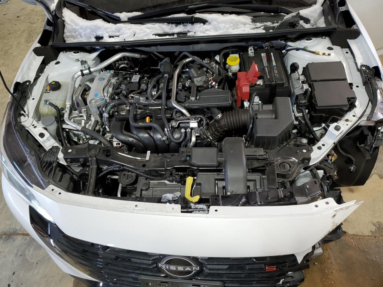 2024 Nissan Sentra VIN 3N1AB8DV0RY333355 Copart auction photo, front end / undercarriage damage thumbnail 11