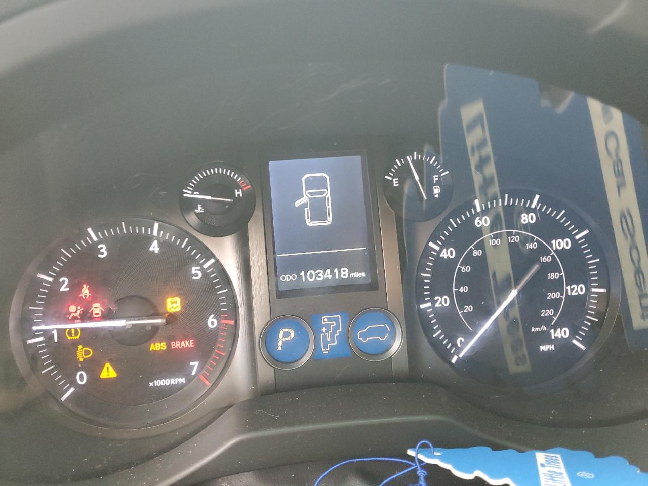 2018 Lexus GX VIN JTJBM7FX9J5201522 Copart auction photo, front end damage thumbnail 9