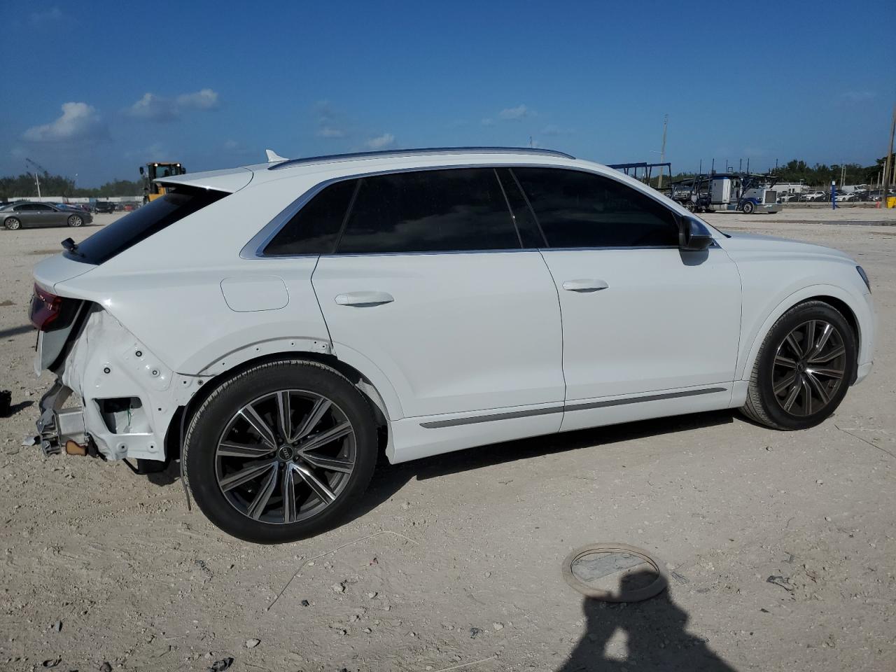 2023 Audi SQ8 VIN WA1AWBF19PD041903 Copart auction photo, rear end / minor dent/scratches damage thumbnail 3