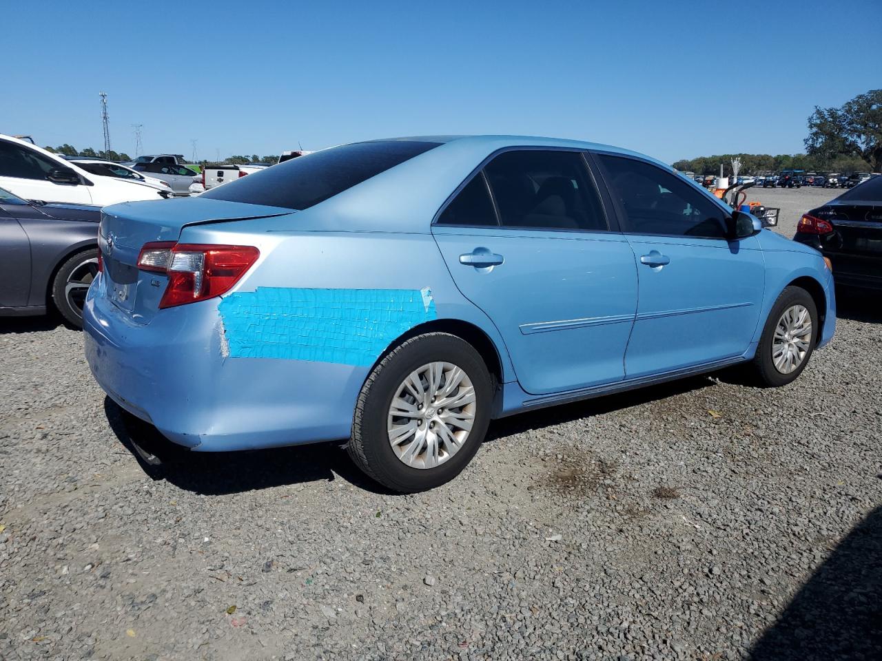 2013 Toyota Camry VIN 4T1BF1FK7DU708827 Copart auction photo, rear end damage thumbnail 3