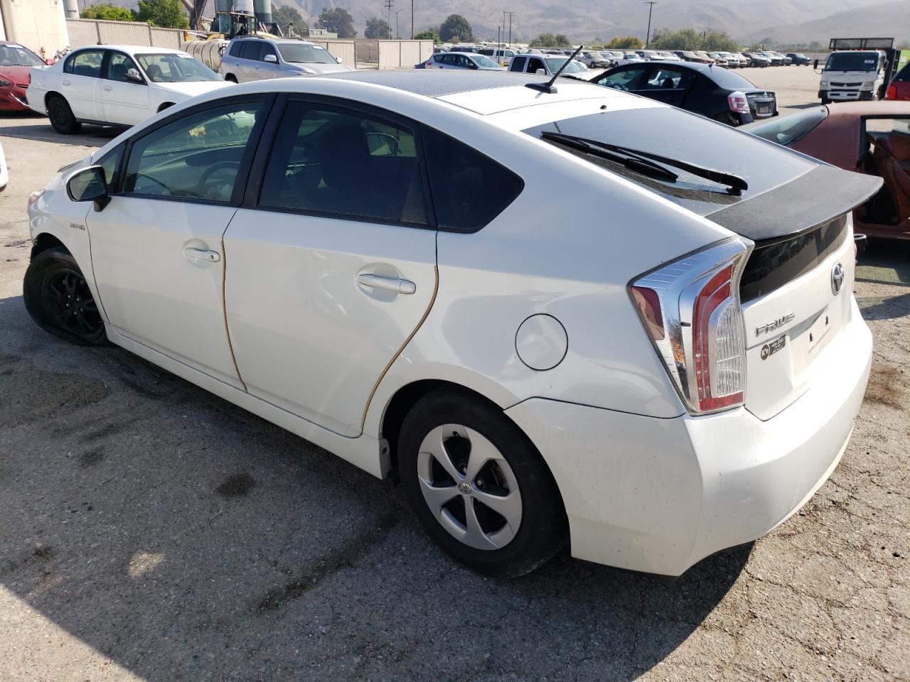 2012 Toyota Prius VIN JTDKN3DU9C1537599 Copart auction photo, front end damage thumbnail 2
