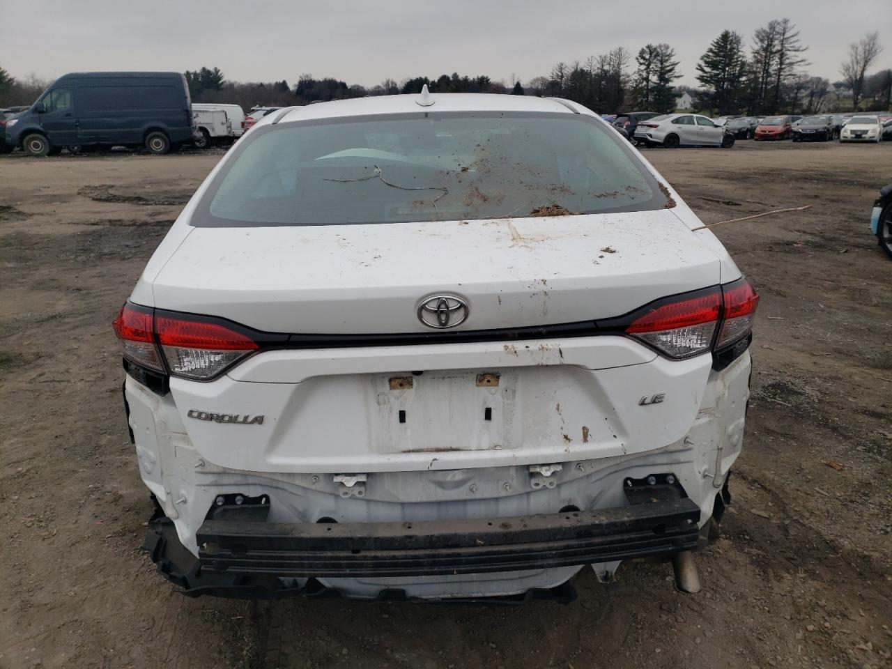 2020 Toyota Corolla VIN 5YFEPRAE4LP108115 Copart auction photo, all over / undercarriage damage thumbnail 6