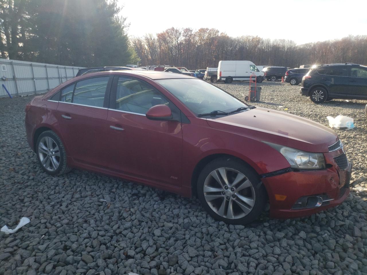 2013 Chevrolet Cruze VIN 1G1PG5SB5D7216194 Copart auction photo, front end damage thumbnail 4