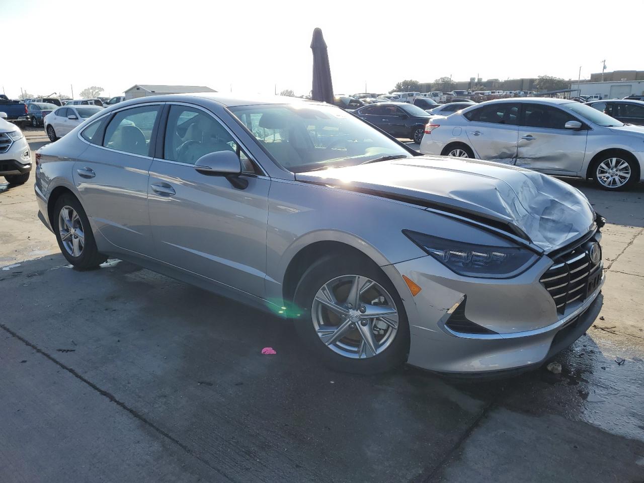2023 Hyundai Sonata VIN KMHL24JA1PA323267 Copart auction photo, front end damage thumbnail 4
