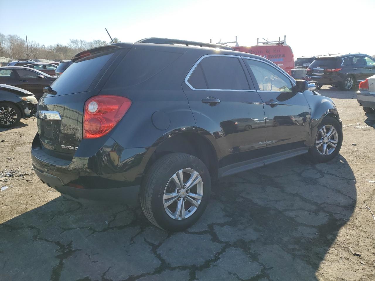 2015 Chevrolet Equinox VIN 2GNALCEK8F6313828 Copart auction photo, front end / side damage thumbnail 3