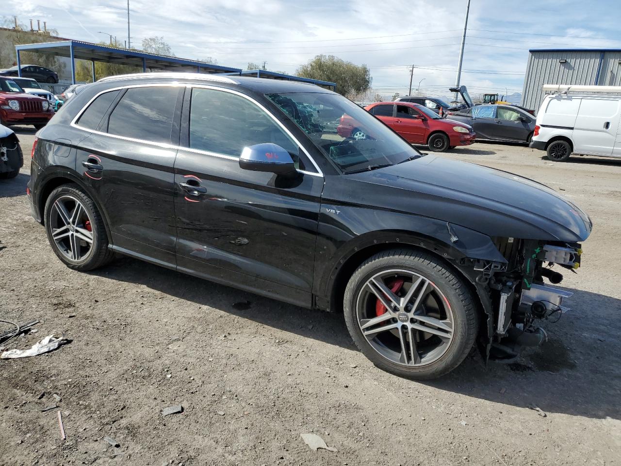 2018 Audi SQ5 VIN WA1C4AFY4J2227504 Copart auction photo, front end damage thumbnail 4
