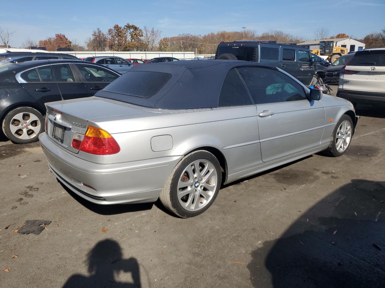 2003 BMW 3er VIN WBABS53483JU99236 Copart auction photo, front end damage thumbnail 3
