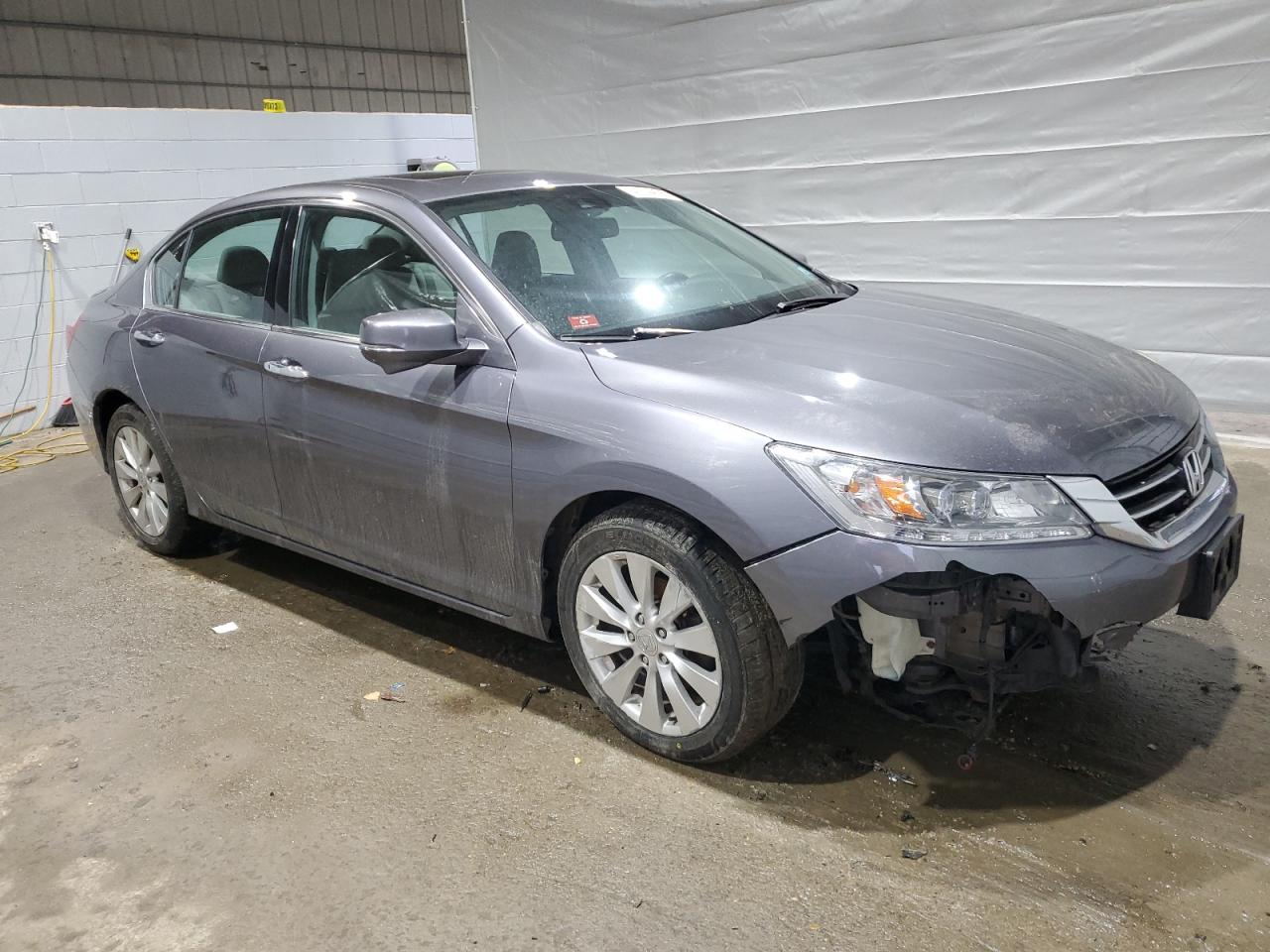 2014 Honda Accord VIN 1HGCR3F9XEA033049 Copart auction photo, front end / undercarriage damage thumbnail 4