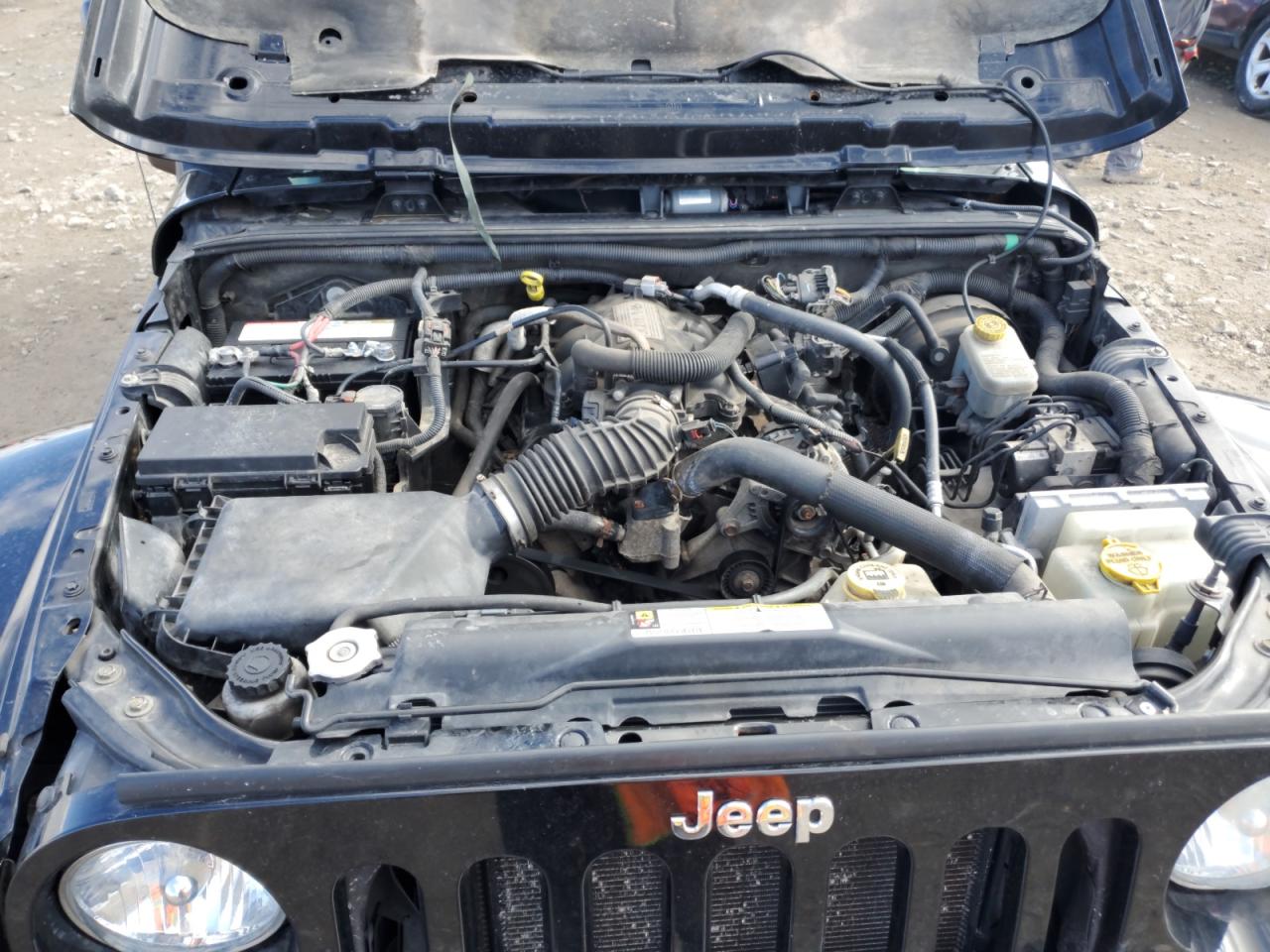2010 Jeep Wrangler VIN 1J4BA5H18AL198529 Copart auction photo, side damage thumbnail 11
