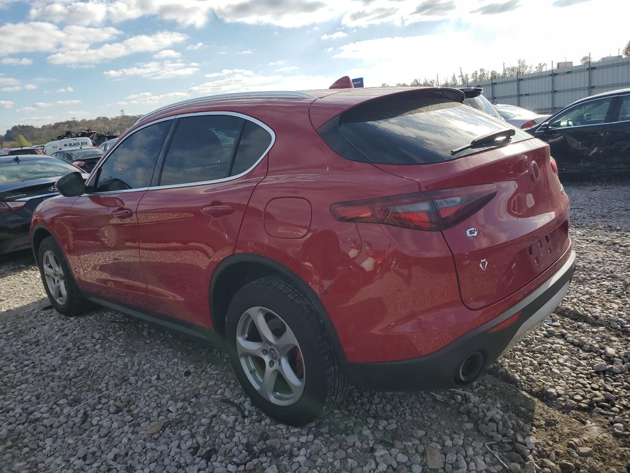 2018 Alfa Romeo Stelvio VIN ZASFAKAN6J7B82994 Copart auction photo, front end damage thumbnail 2