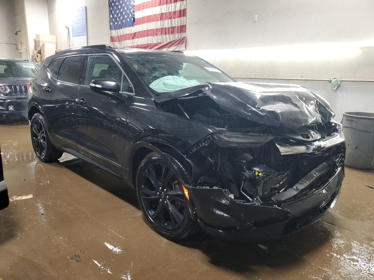 2019 Chevrolet Blazer VIN 3GNKBJRS2KS675252 Copart auction photo, front end damage thumbnail 4