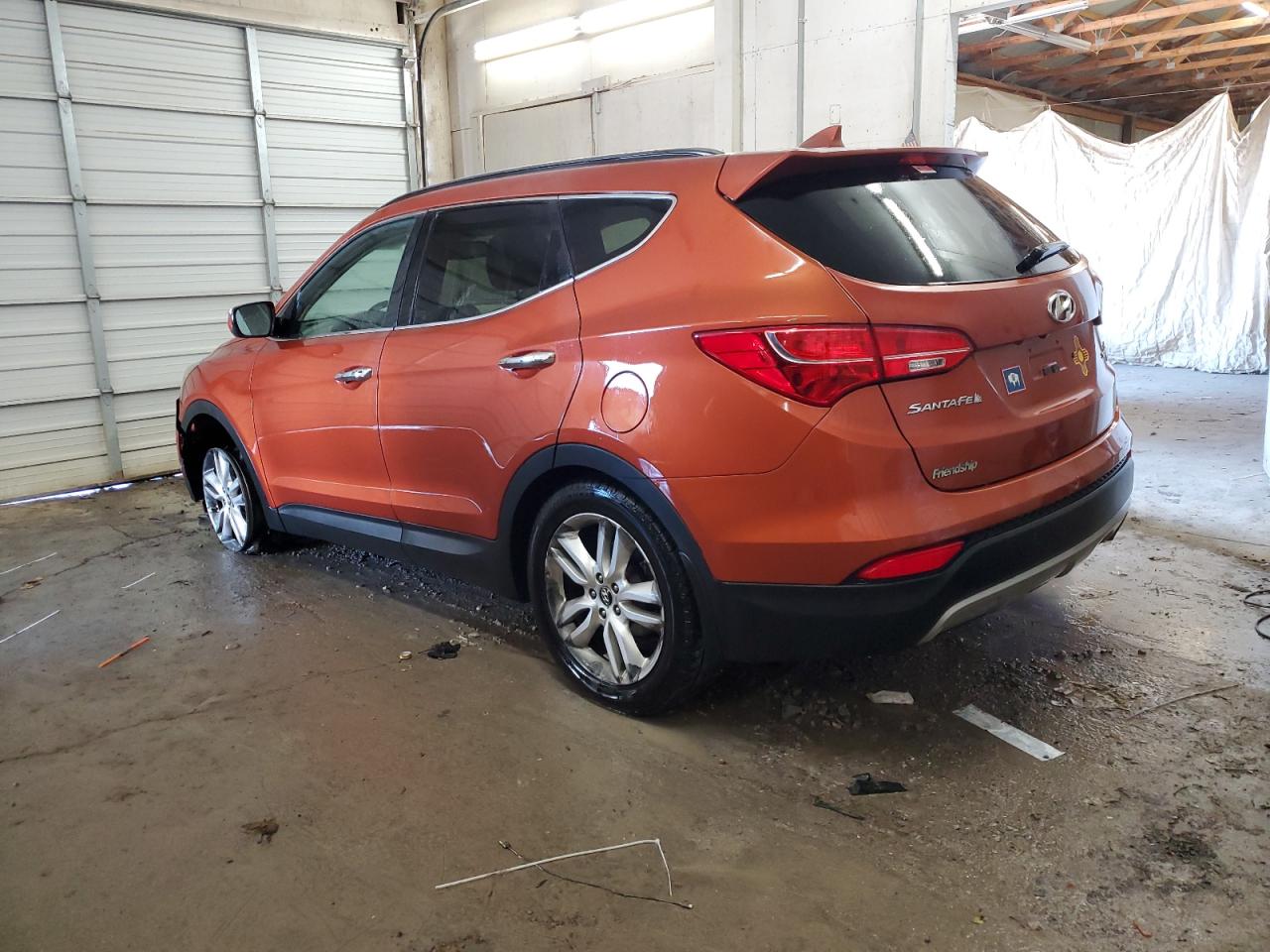 2013 Hyundai Santa Fe VIN 5XYZUDLA6DG119999 Copart auction photo, front end / undercarriage damage thumbnail 2