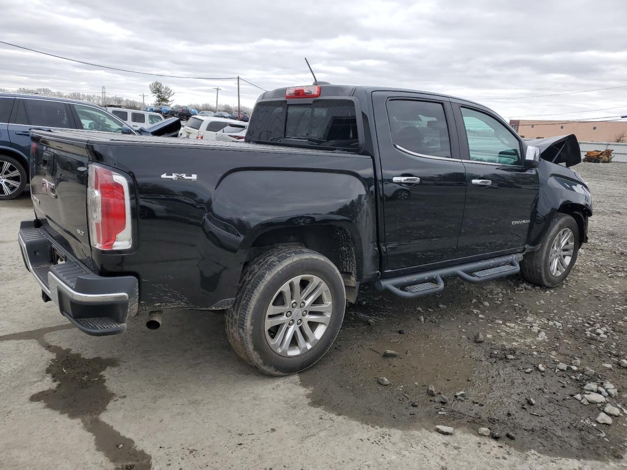 2016 GMC Canyon VIN 1GTG6DE38G1304155 Copart auction photo, front end / rear end damage thumbnail 3