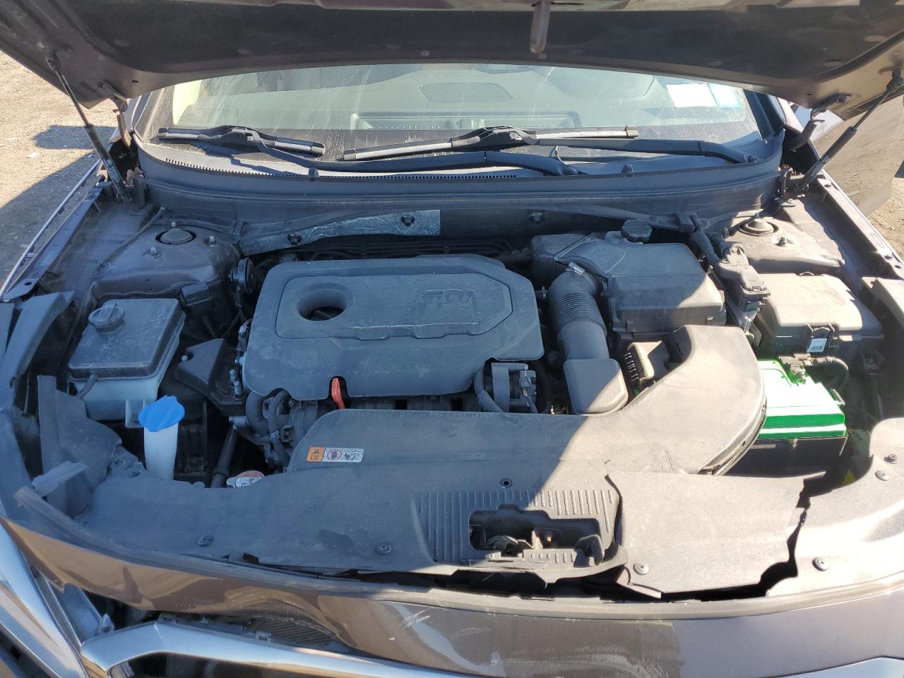 2016 Hyundai Sonata VIN 5NPE34AF0GH325171 Copart auction photo, front end / minor dent/scratches damage thumbnail 11