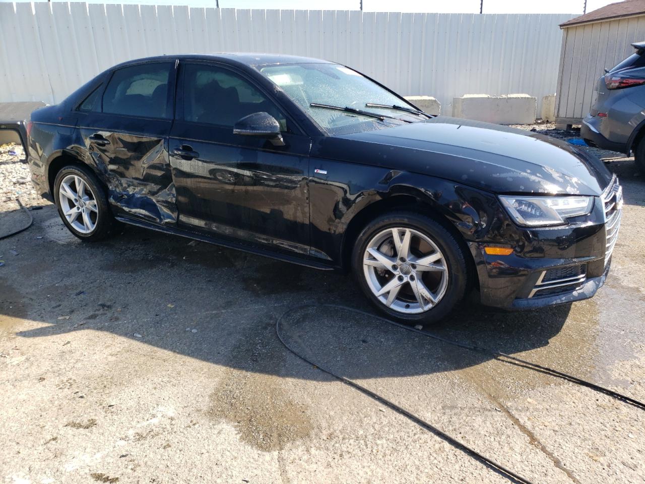 2018 Audi A4 VIN WAUDNAF49JA119435 Copart auction photo, side damage thumbnail 4