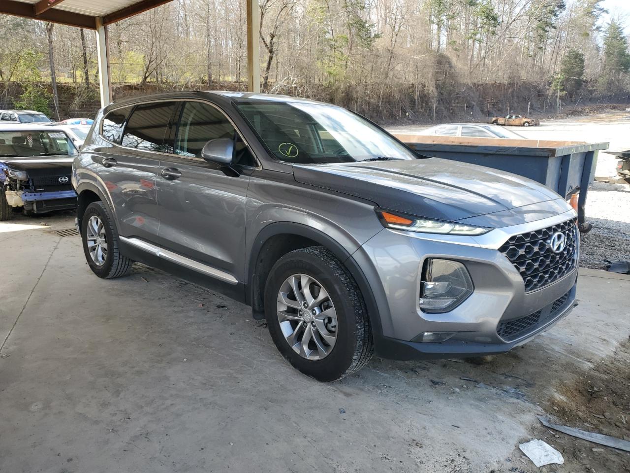 2019 Hyundai Santa Fe VIN 5NMS33AD1KH058818 Copart auction photo, rear end damage thumbnail 4