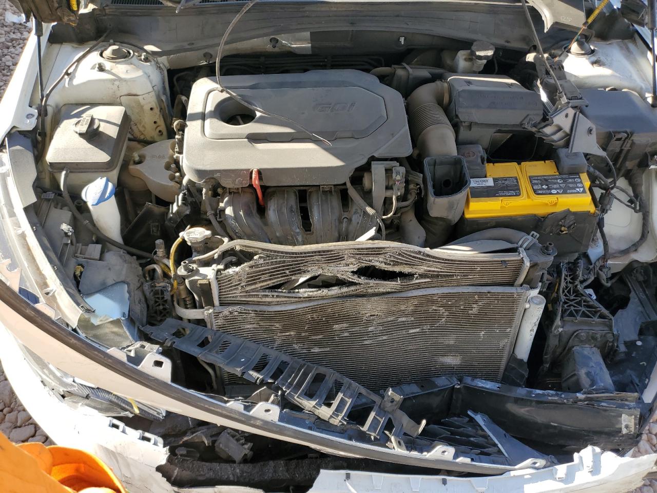 2019 KIA Optima VIN 5XXGT4L31KG329990 Copart auction photo, front end damage thumbnail 12