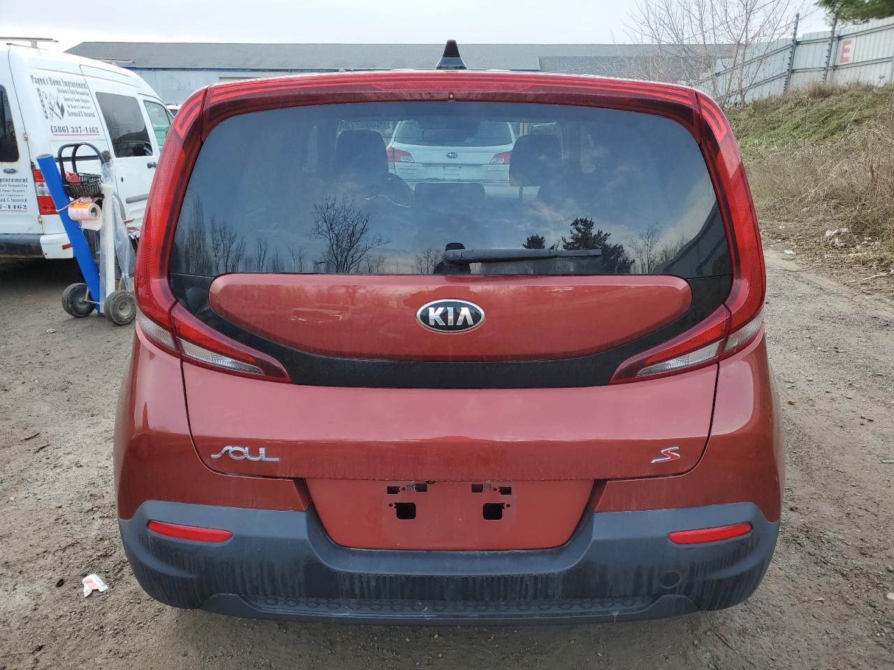 2020 KIA Soul VIN KNDJ23AU2L7098168 Copart auction photo, front end / minor dent/scratches damage thumbnail 6