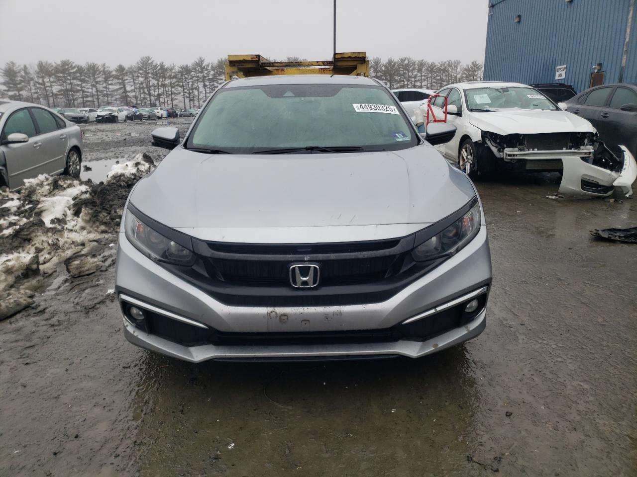 2019 Honda Civic VIN 19XFC1F76KE204193 Copart auction photo, rear end damage thumbnail 5