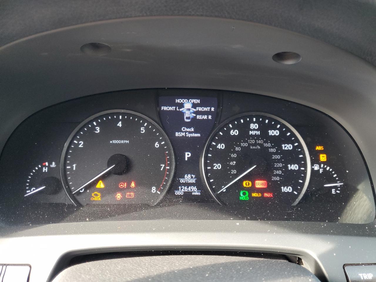 2013 Lexus LS VIN JTHCL5EF7D5015651 Copart auction photo, front end / mechanical damage thumbnail 9