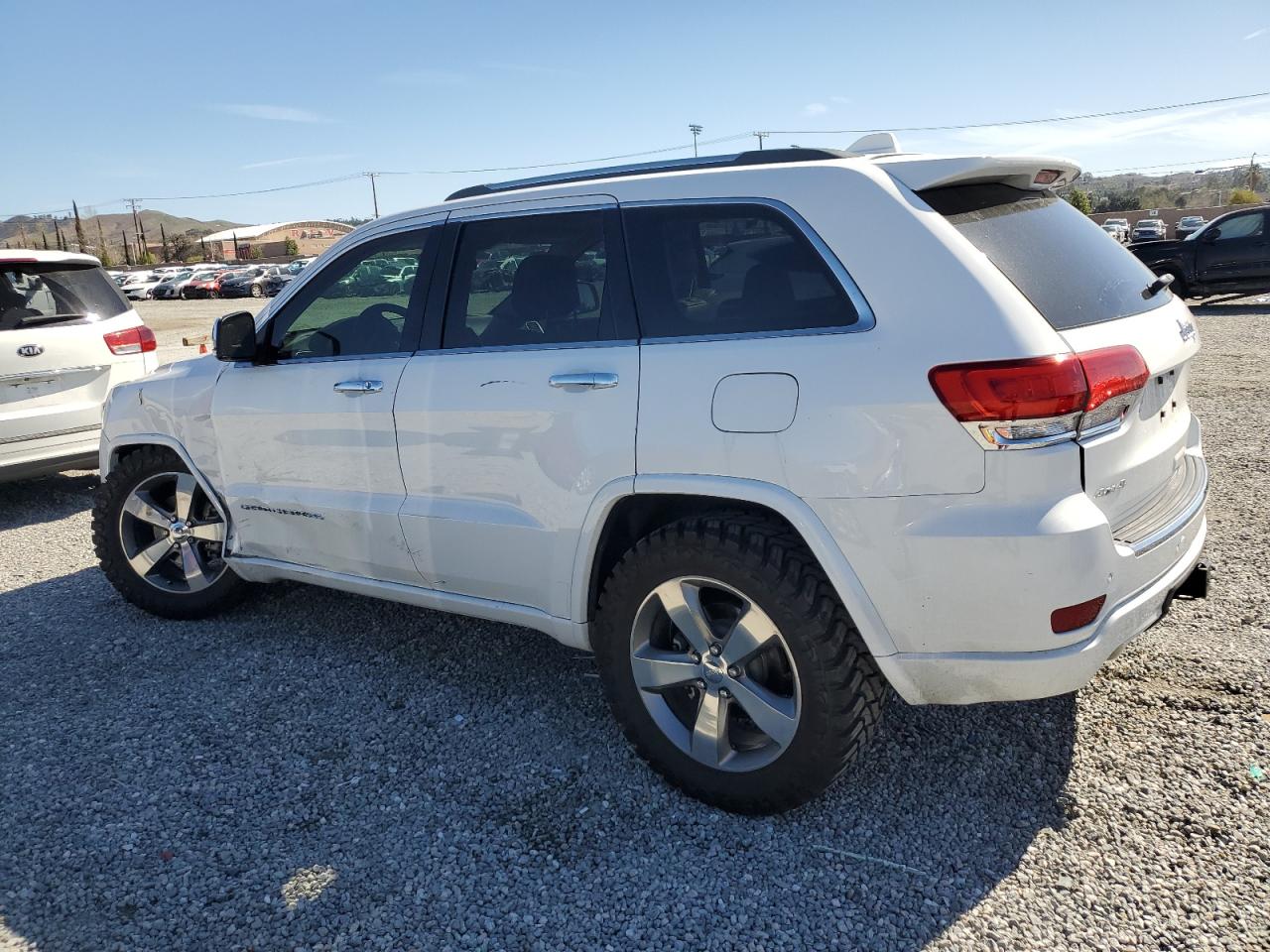 2014 Jeep Grand Cherokee VIN 1C4RJFCG6EC382234 Copart auction photo, front end / side damage thumbnail 2