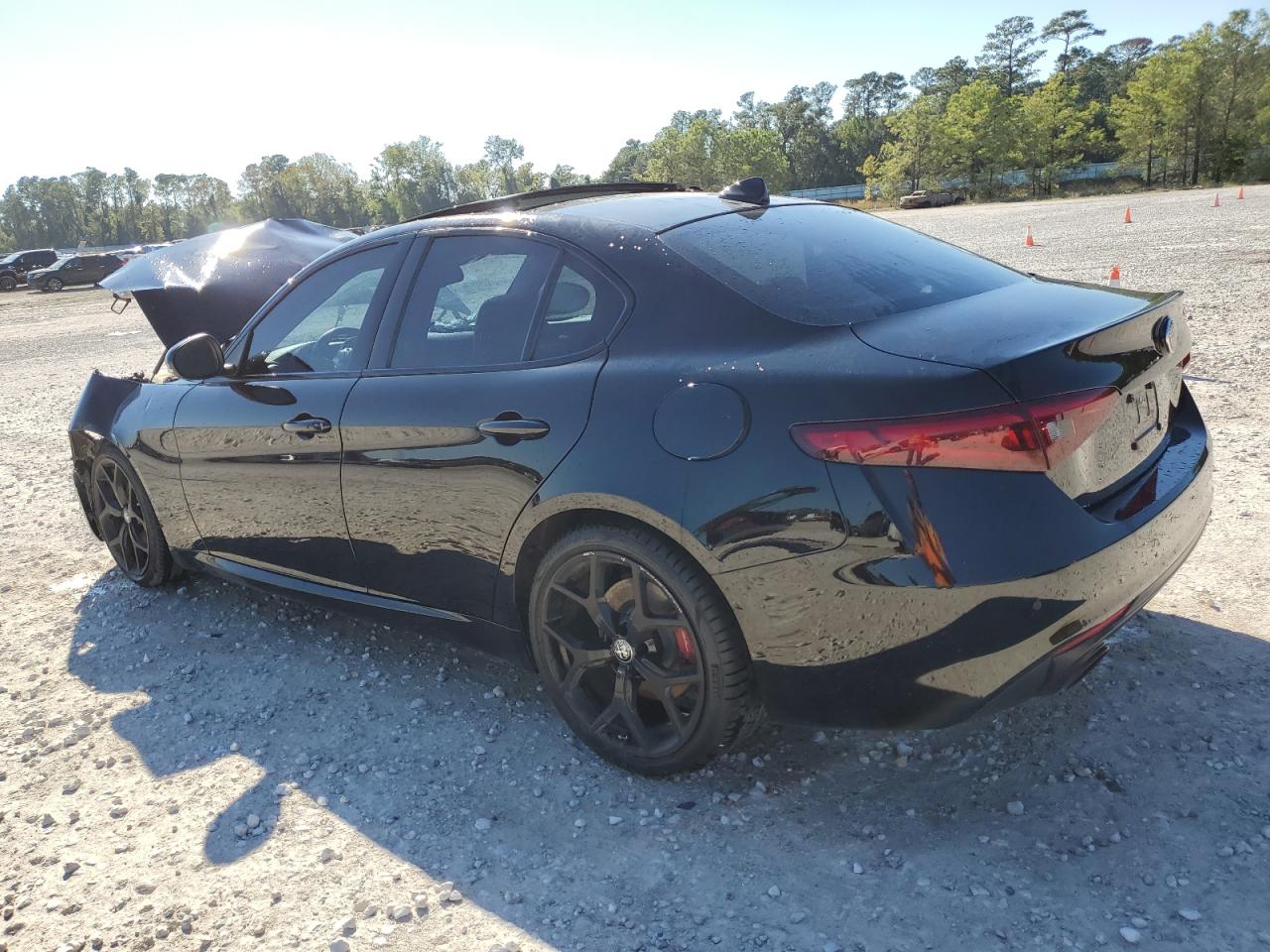 2020 Alfa Romeo Giulia VIN ZARFAMBN3L7633147 Copart auction photo, front end damage thumbnail 2