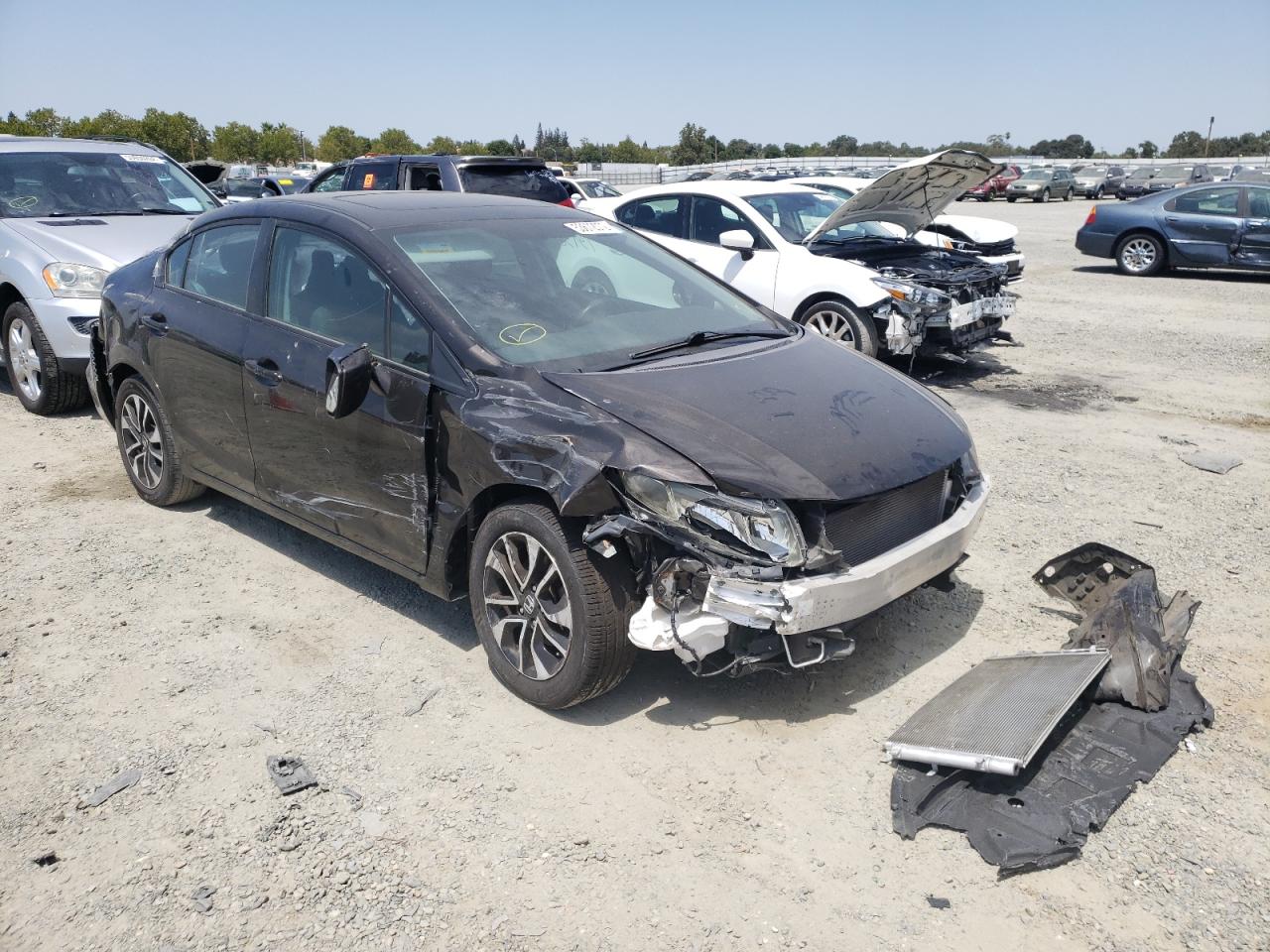2013 Honda Civic VIN 19XFB2F86DE256573
