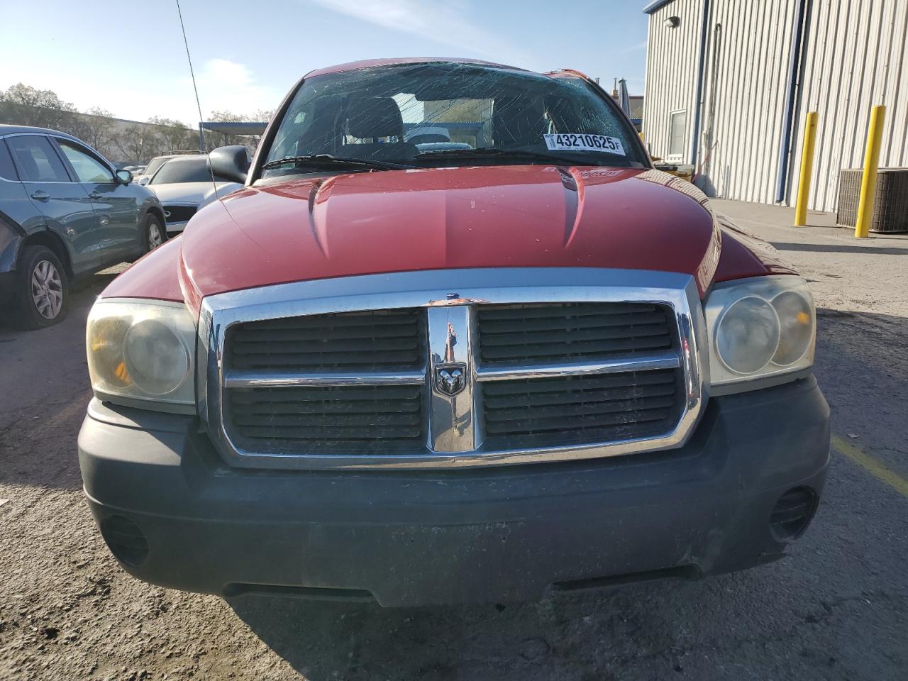2005 Dodge Dakota VIN 1D7HE22K95S218065 Copart auction photo, top/roof damage thumbnail 5