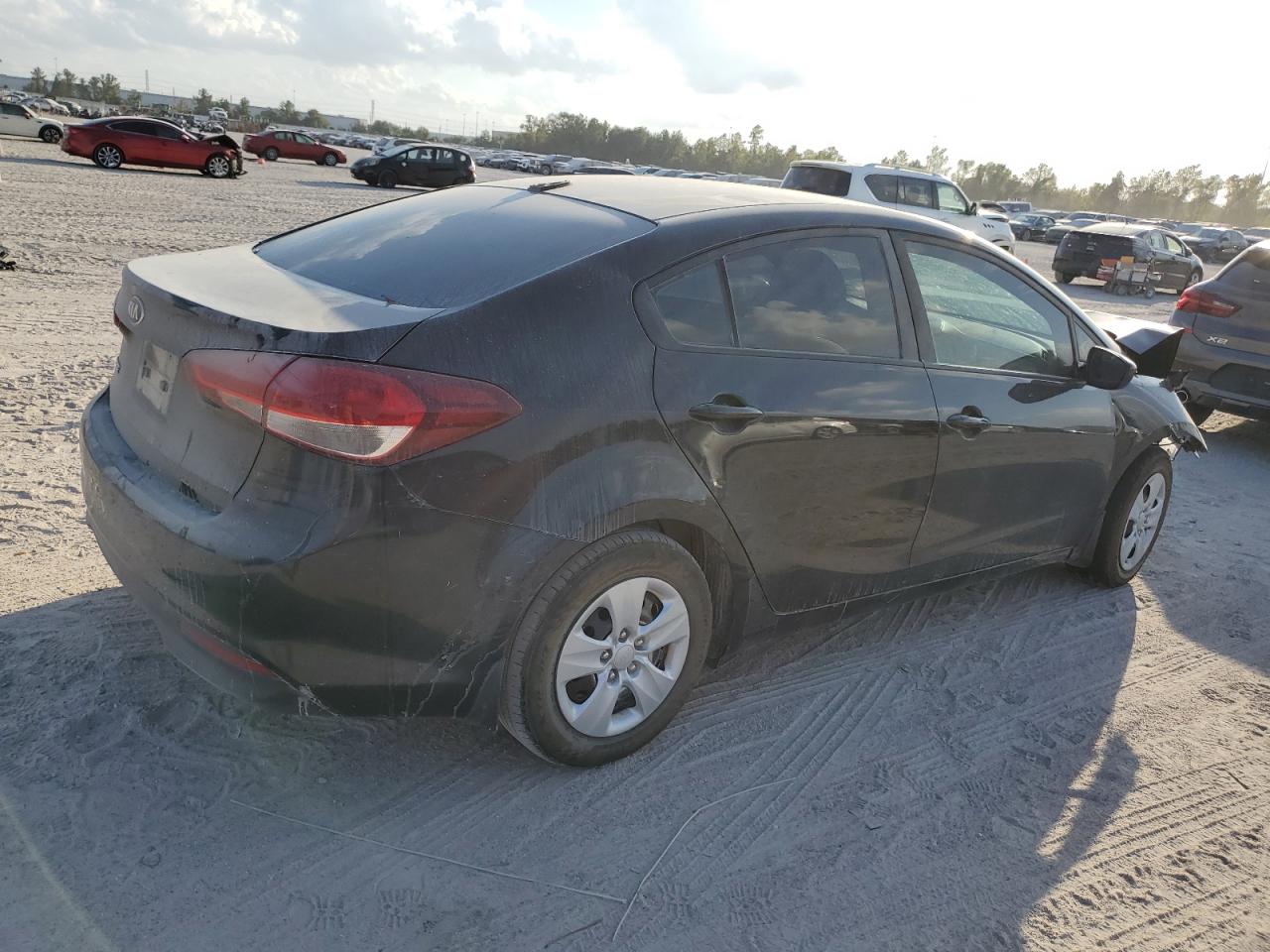 2017 KIA Forte VIN 3KPFL4A71HE107761 Copart auction photo, undercarriage / front end damage thumbnail 3