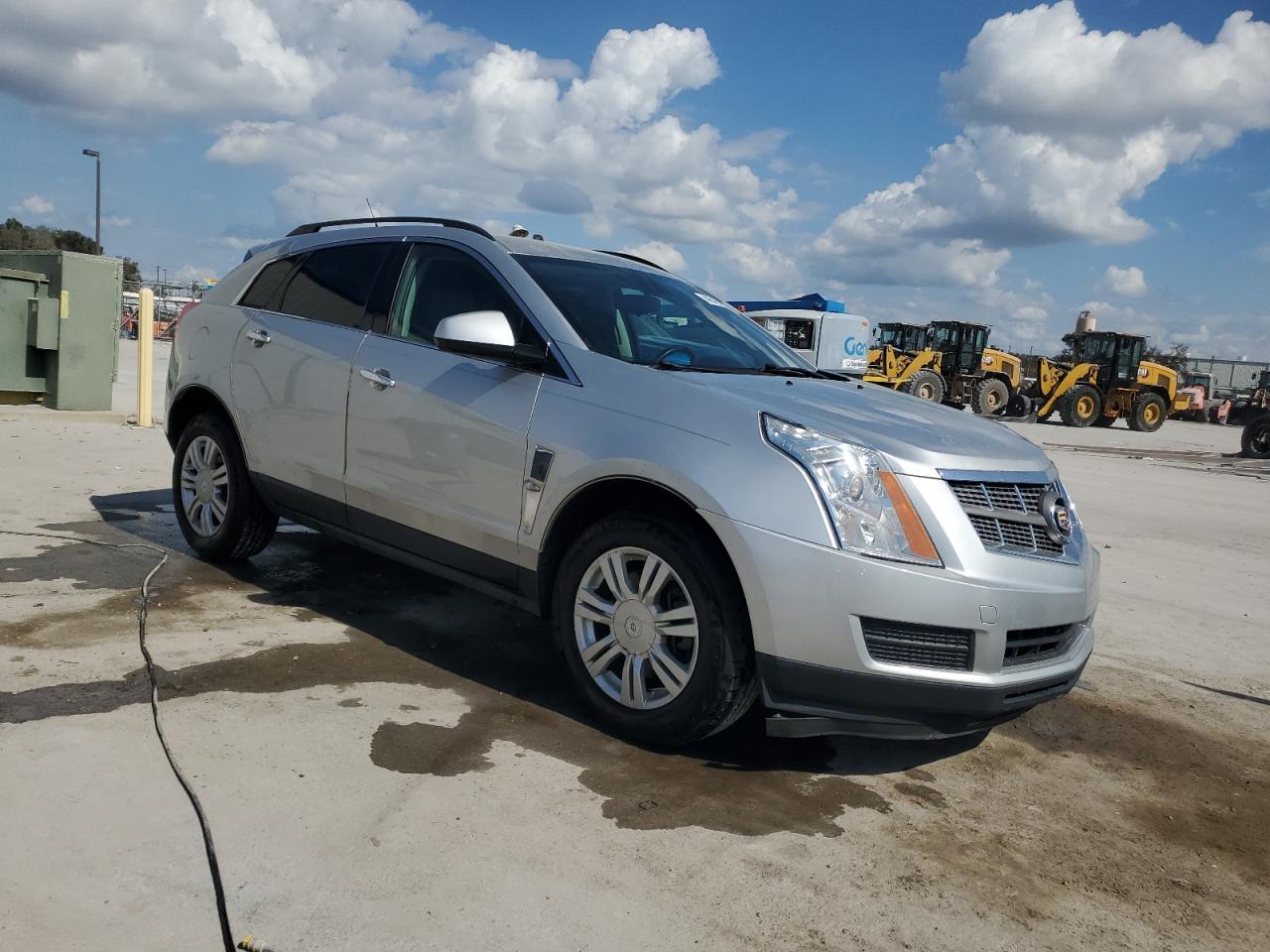 2012 Cadillac SRX VIN 3GYFNGE37CS566963 Copart auction photo, side / rear end damage thumbnail 4
