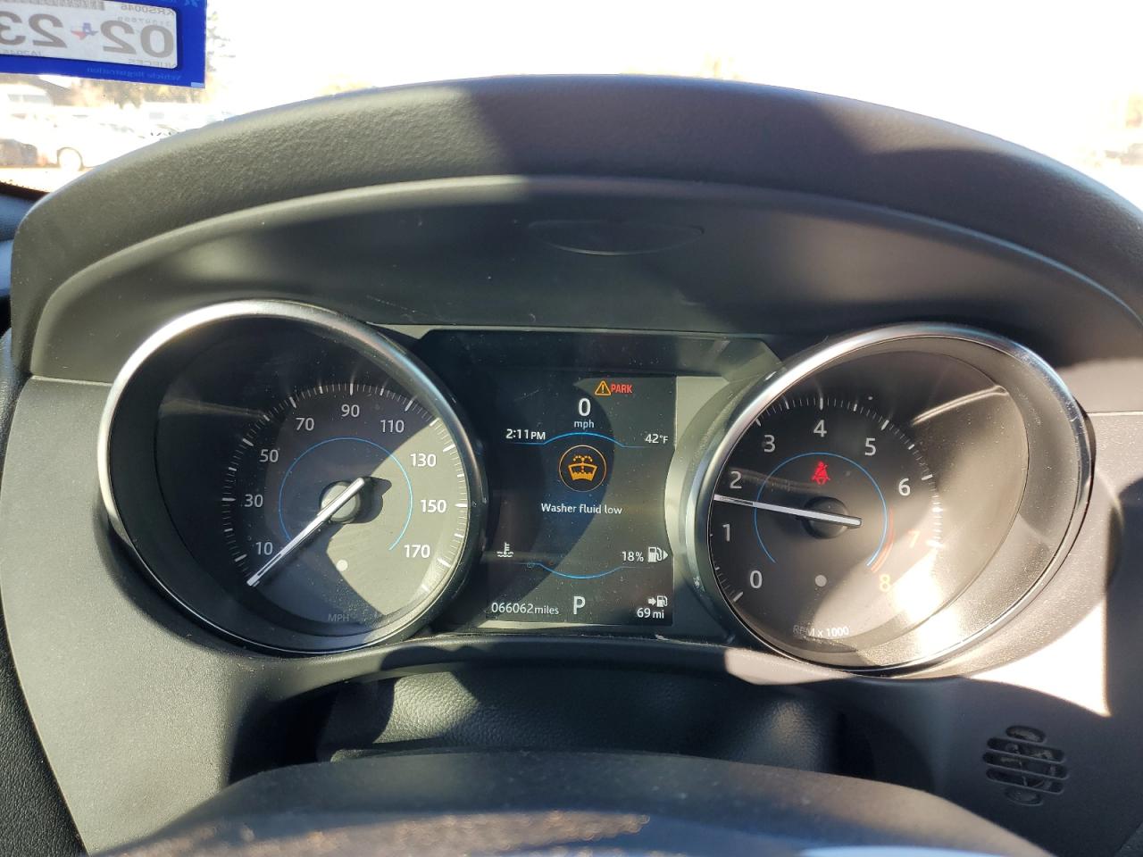2018 Jaguar F-Pace VIN SADCM2FV6JA294519 Copart auction photo, front end damage thumbnail 9
