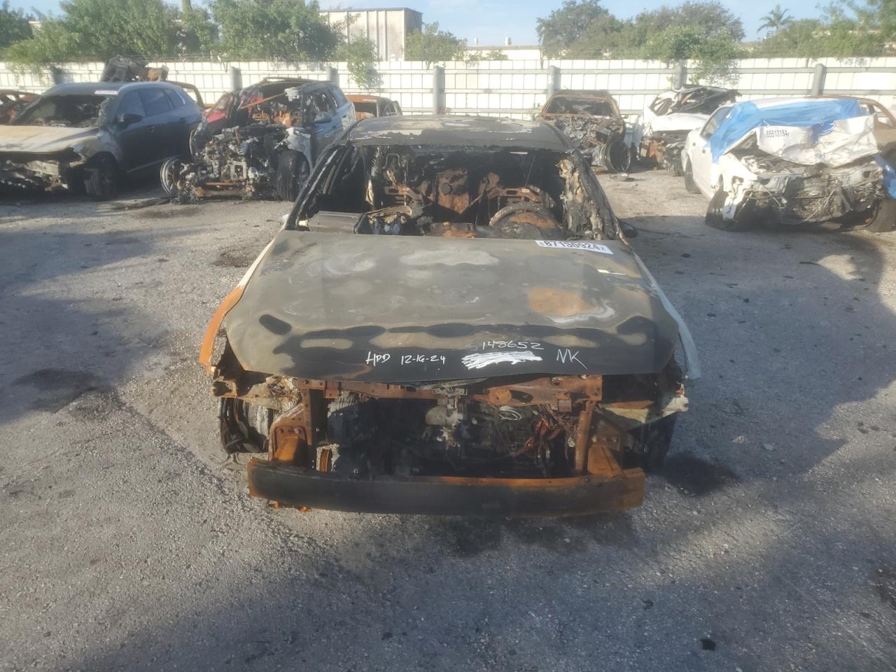 2017 KIA Optima VIN KNAGT4L34H5148652 Copart auction photo, burn damage thumbnail 5