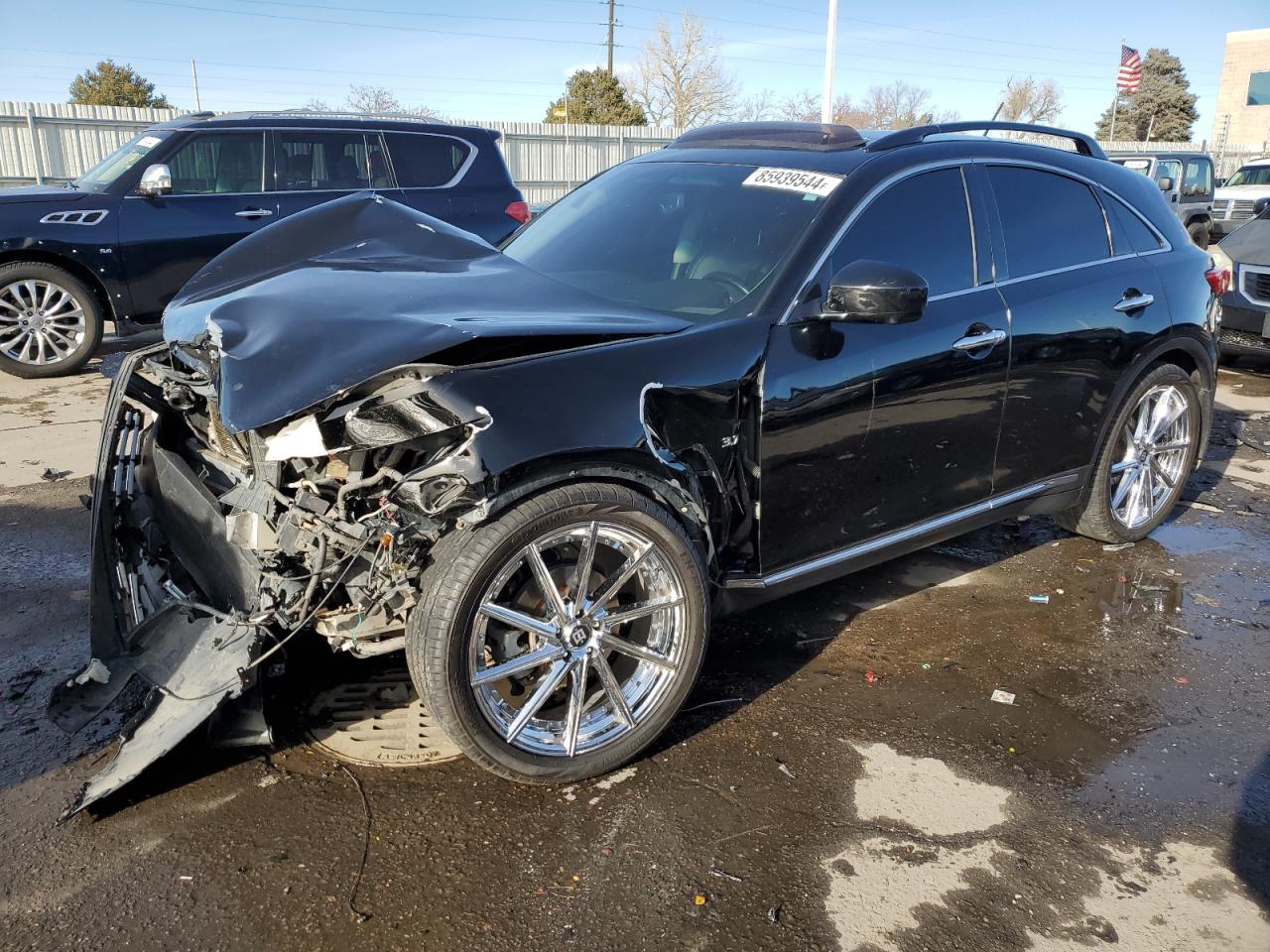 2015 Infiniti QX70 VIN JN8CS1MW8FM482380
