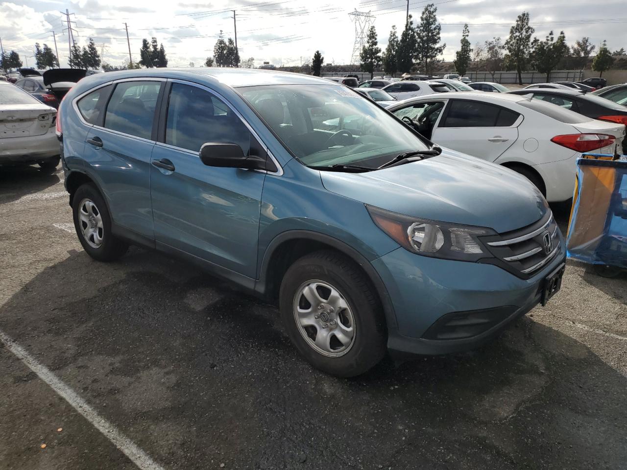 2014 Honda CR-V VIN 2HKRM3H32EH500196 Copart auction photo, rear end damage thumbnail 4
