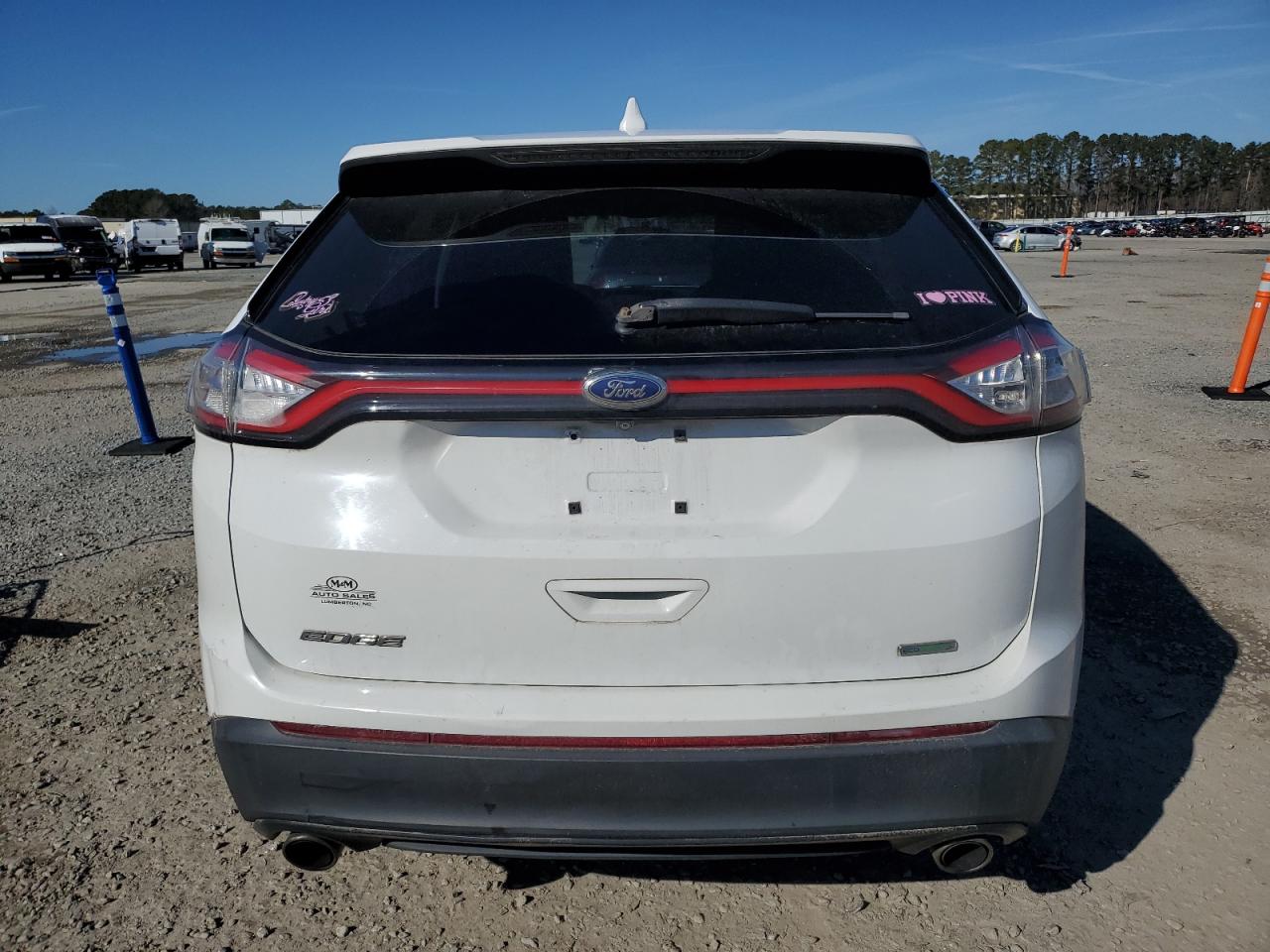 2016 Ford Edge VIN 2FMPK3G98GBB14962 Copart auction photo, front end damage thumbnail 6