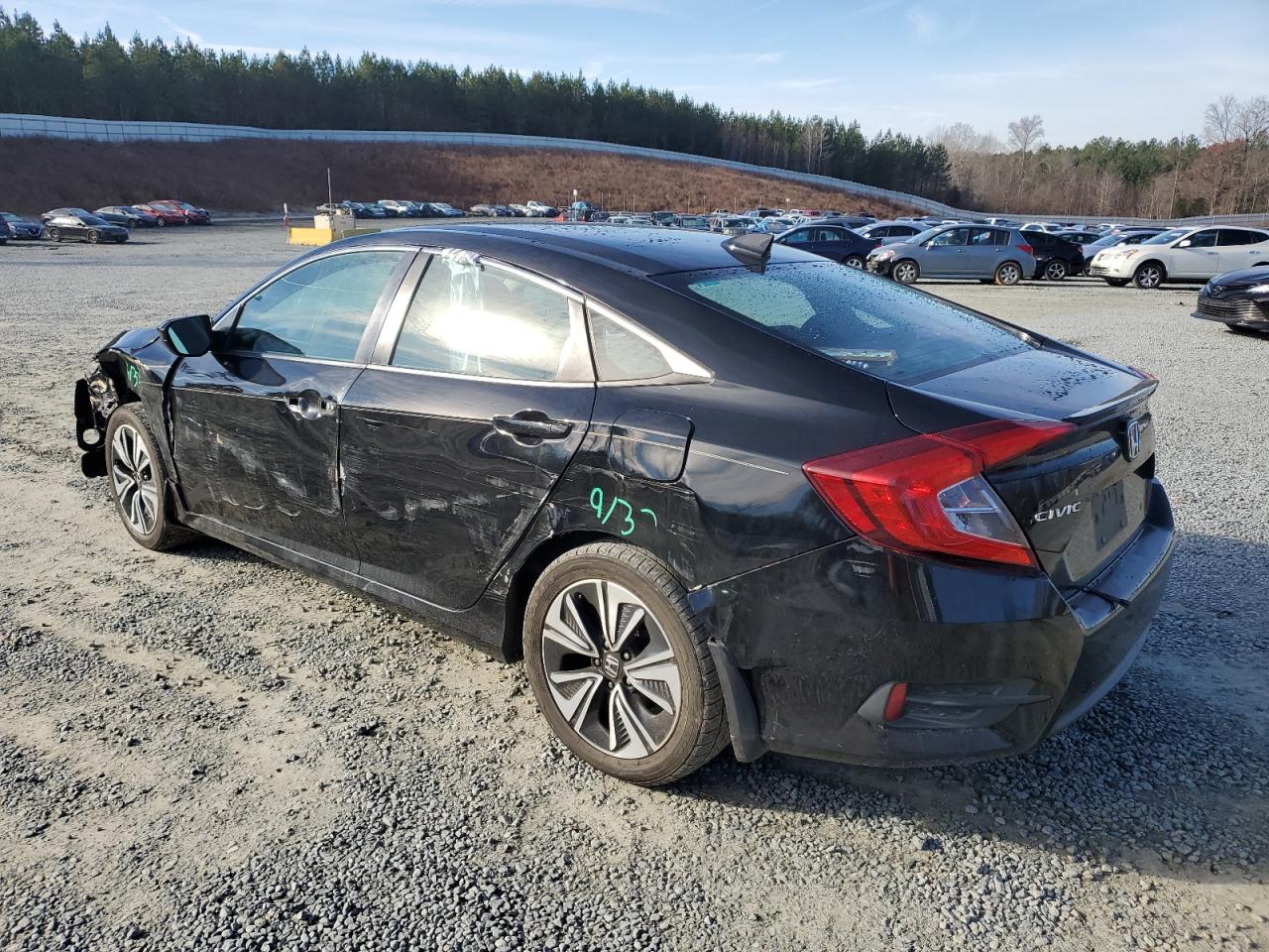 2017 Honda Civic VIN 19XFC1F37HE012951 Copart auction photo, all over damage thumbnail 2