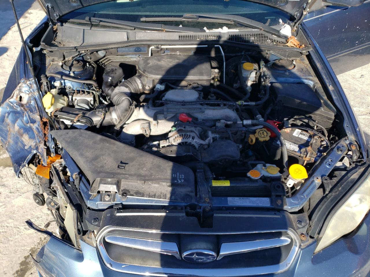 2007 Subaru Legacy VIN 4S3BL616577214750 Copart auction photo, front end / minor dent/scratches damage thumbnail 11