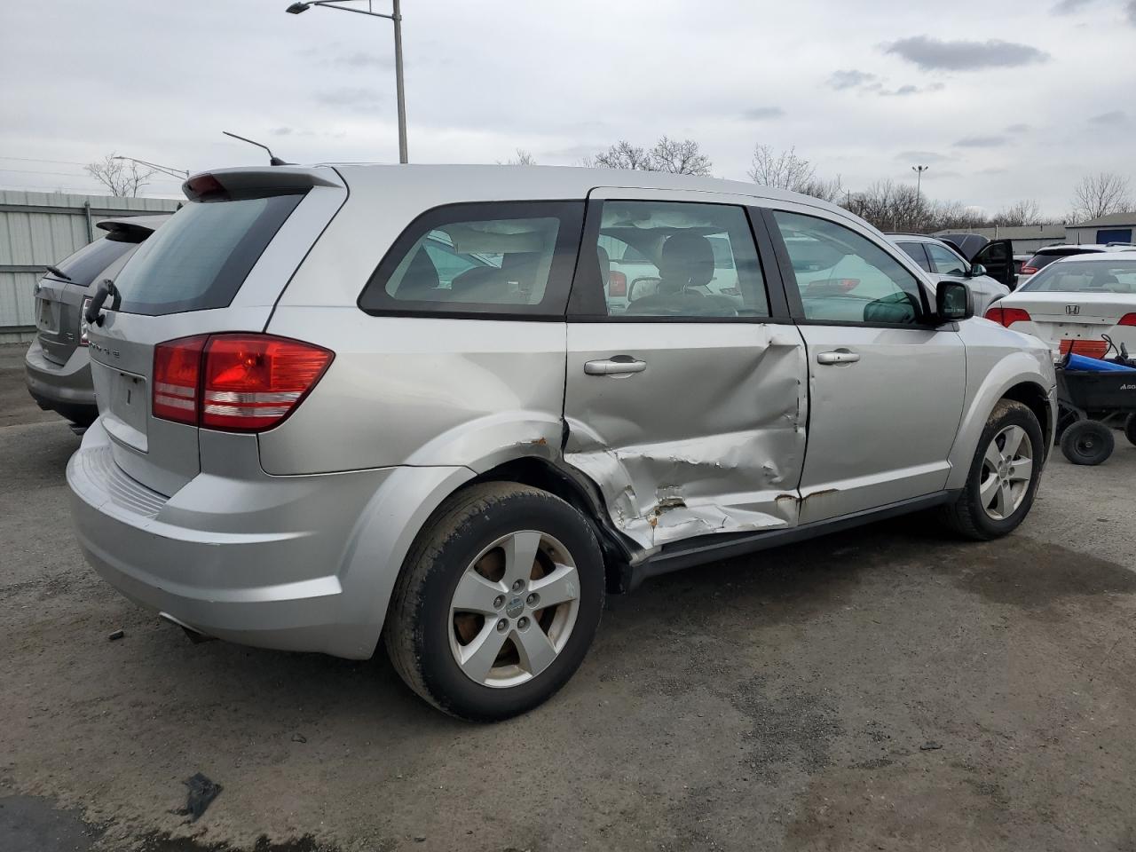2013 Dodge Journey VIN 3C4PDCAB7DT626609 Copart auction photo, side damage thumbnail 3