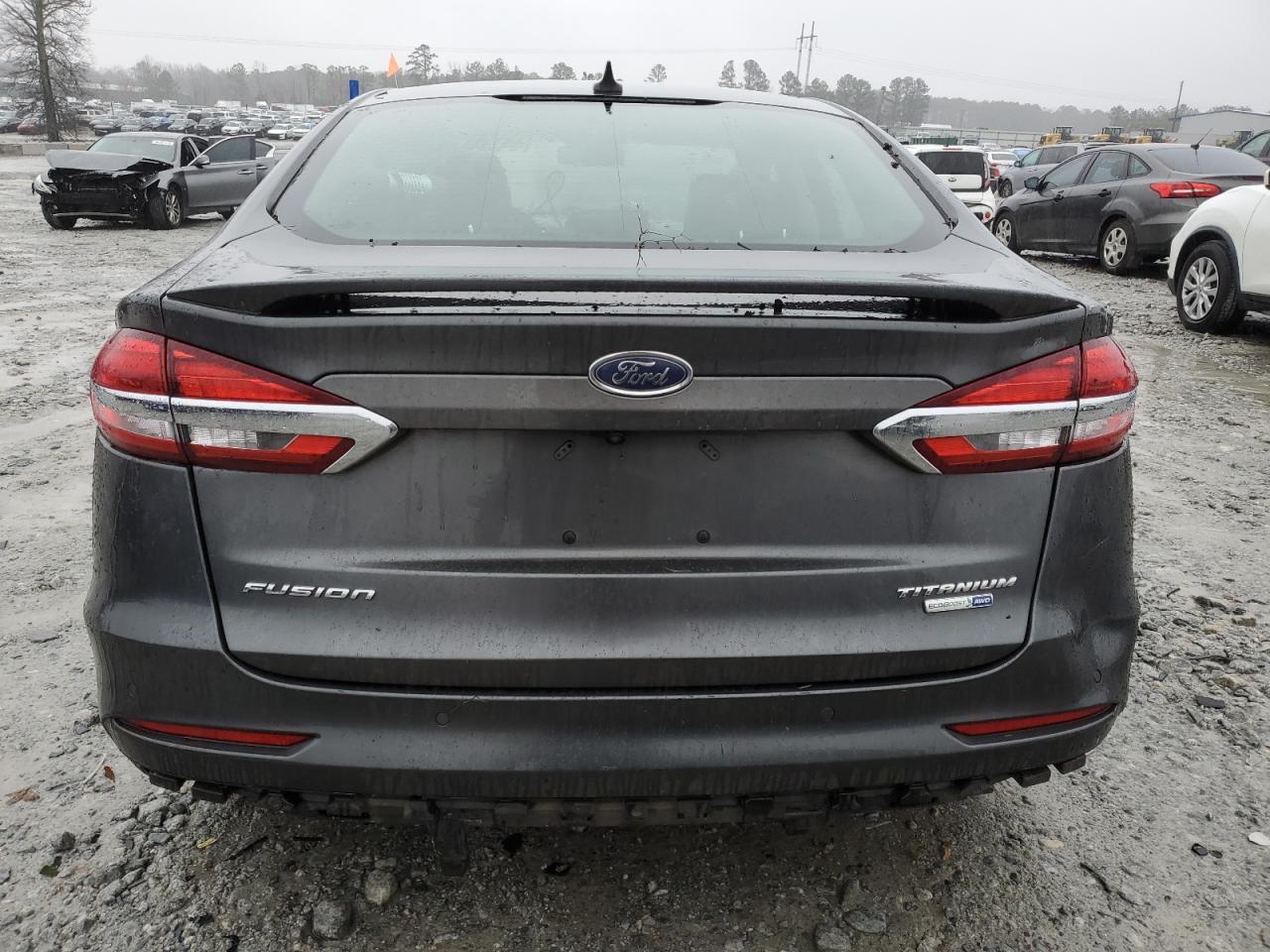 2020 Ford Fusion VIN 3FA6P0D93LR175786 Copart auction photo, front end / side damage thumbnail 6