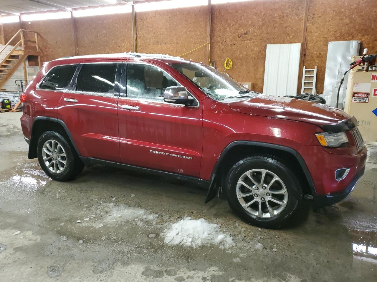 2015 Jeep Grand Cherokee VIN 1C4RJFBG8FC603979 Copart auction photo, front end damage thumbnail 4